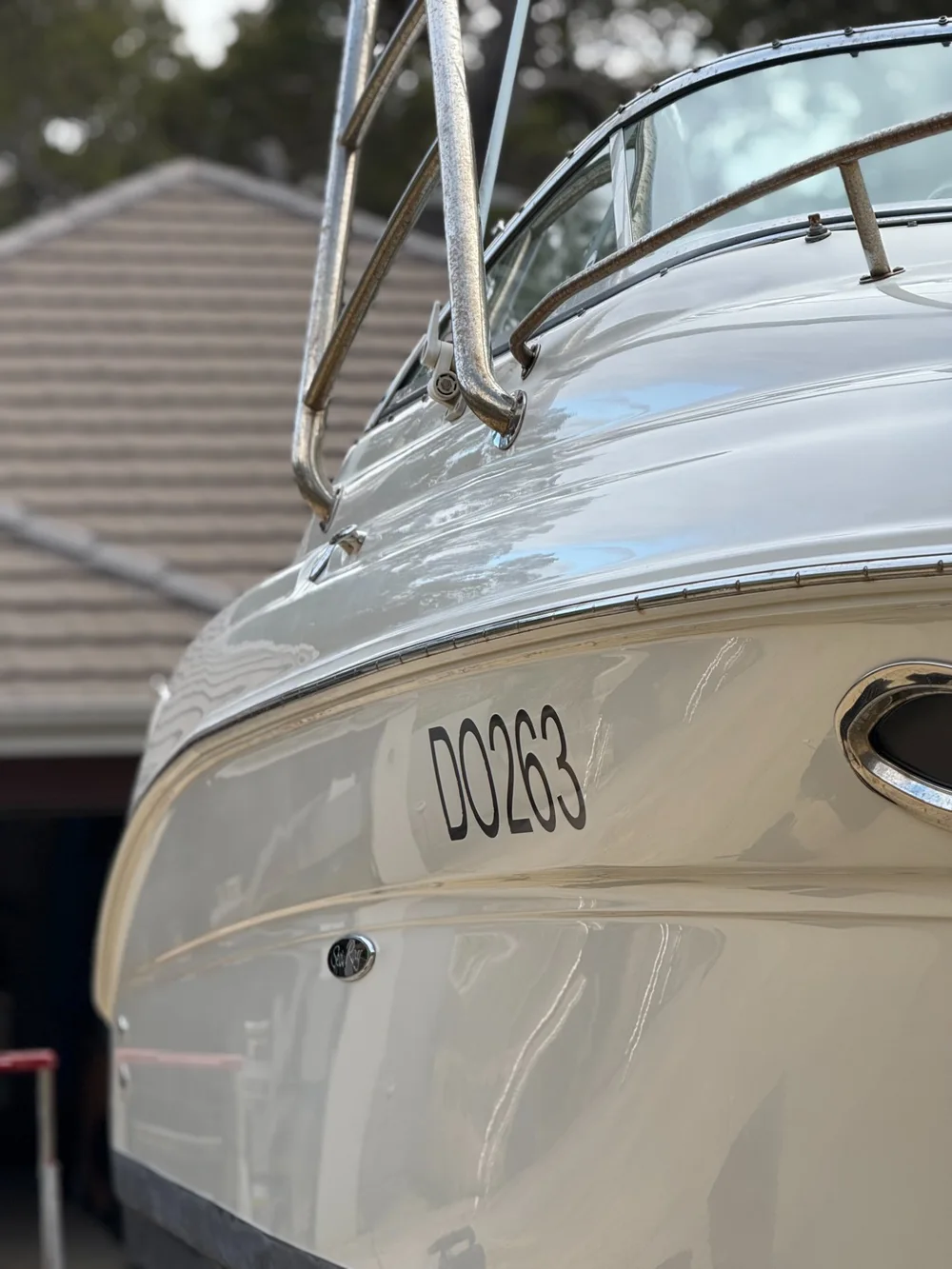 After hull polishing Sea Ray Perth WA