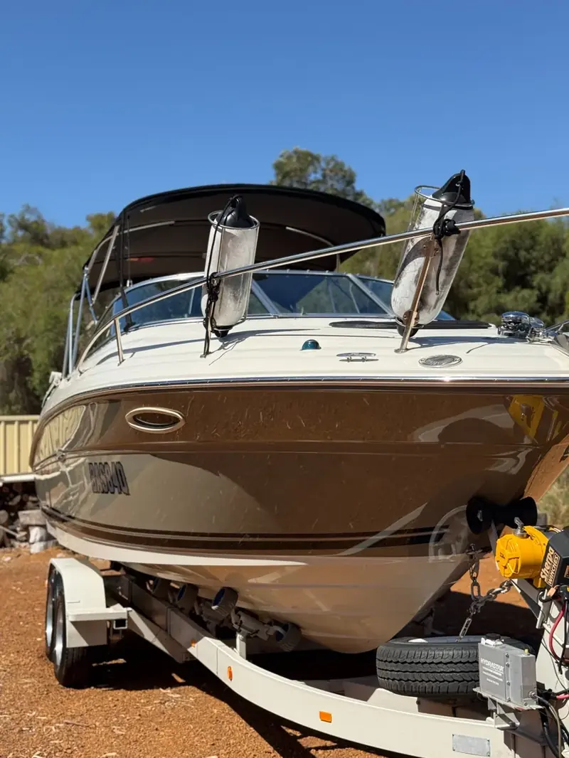 Boat detailing Perth WA — clean hull result