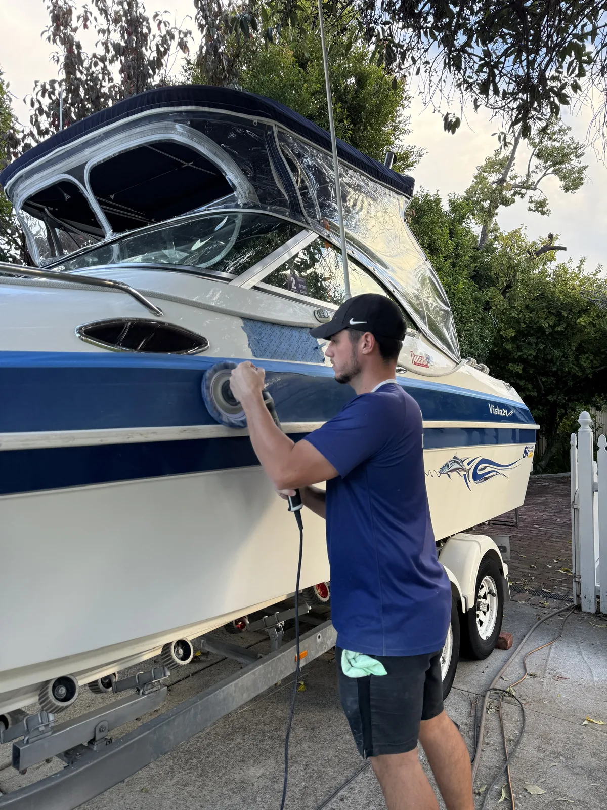 Foam on Wheels boat detailing recent work Perth WA