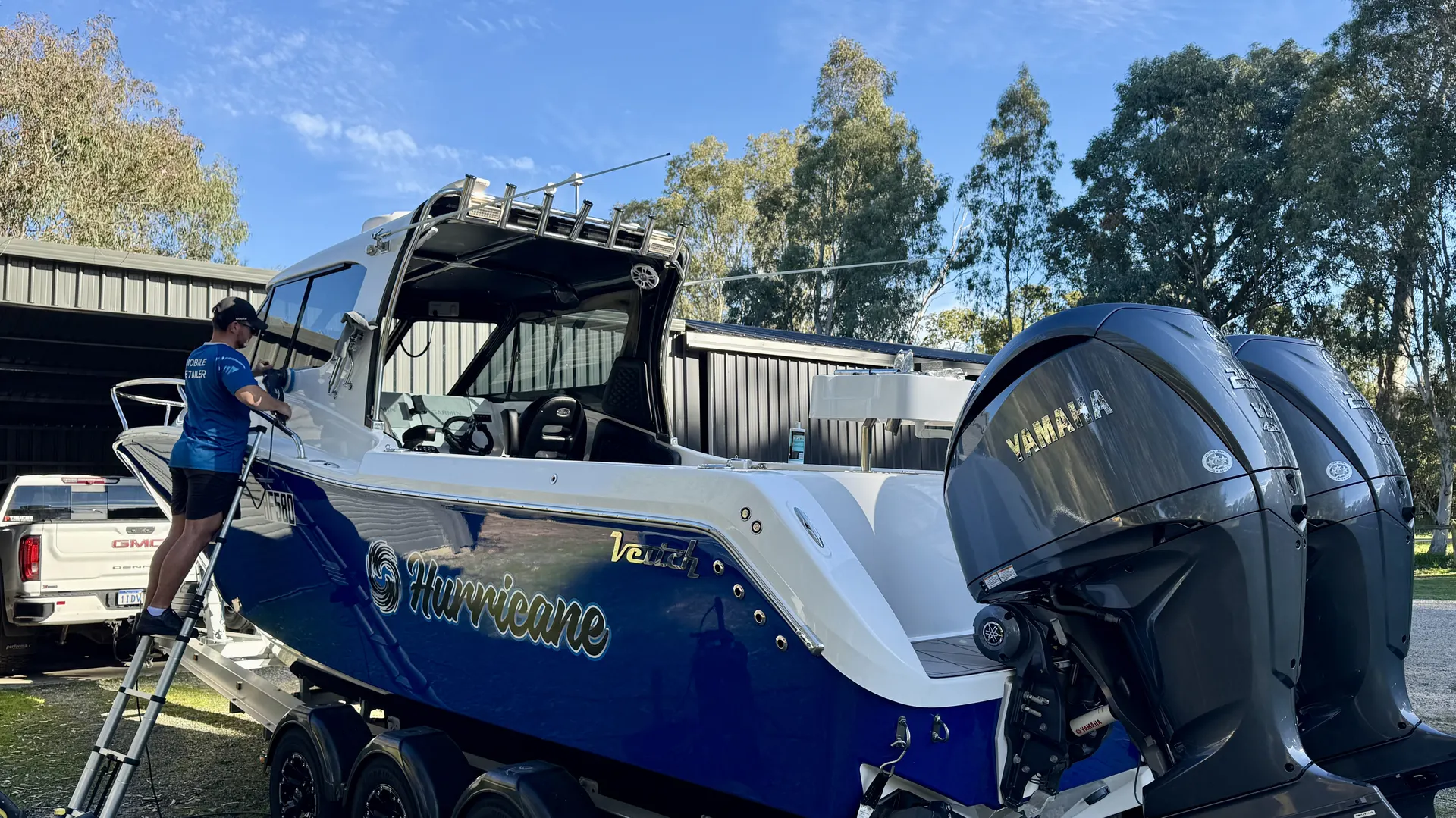 Foam on Wheels boat detailing recent work Perth WA