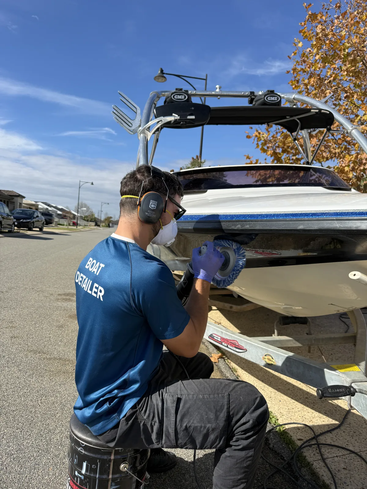 Foam on Wheels boat detailing recent work Perth WA